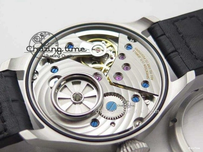 MIROTIME 0524 Big Pilot “Markus Buhler” IW5003 Turbine V6F Best Edition Silver Dial On Leather Strap A Reliable 7315